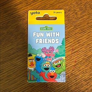 Sesame Street Fun with Friends Yoto card